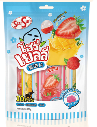 Hory Jelly – Peach, Orange & Grape Flavors